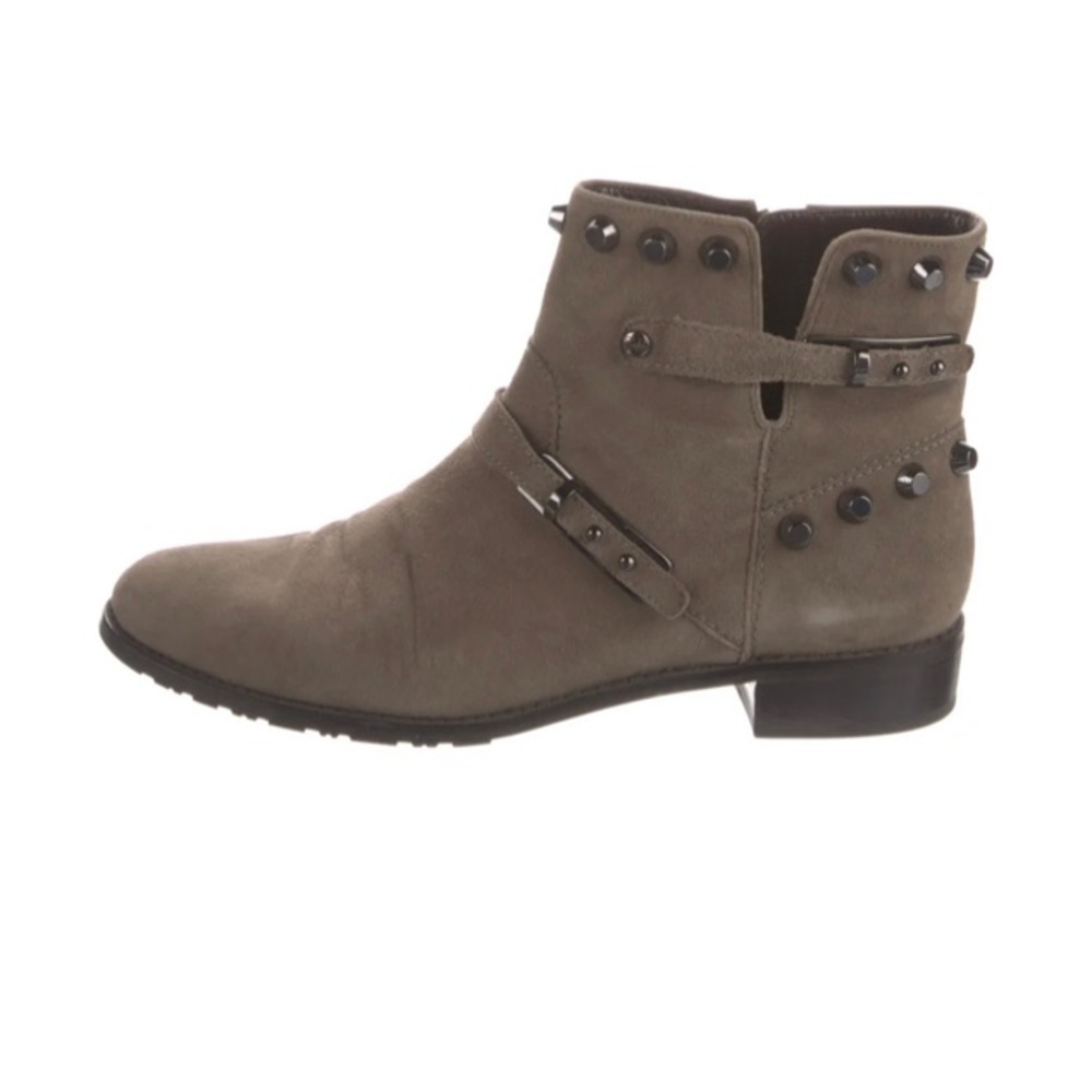 Stuart Weitzman Go West Suede Studded Booties